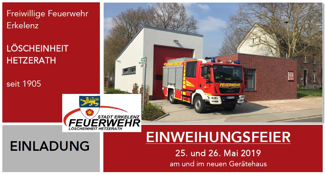 Einweihung Fahrzeug und Gerätehaus der Feuerwehr Hetzerath